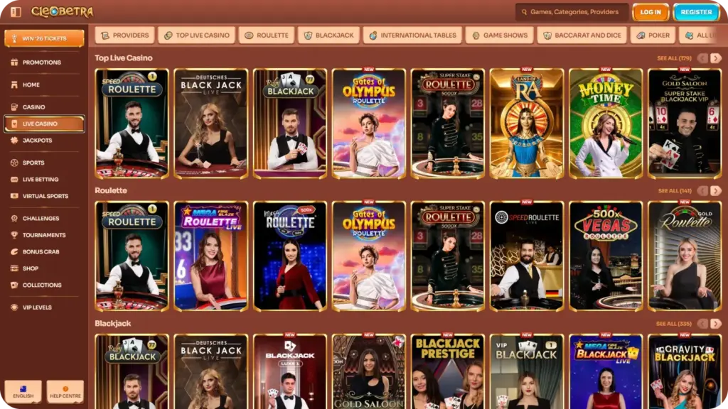 Cleobetra Casino live casino Australia
